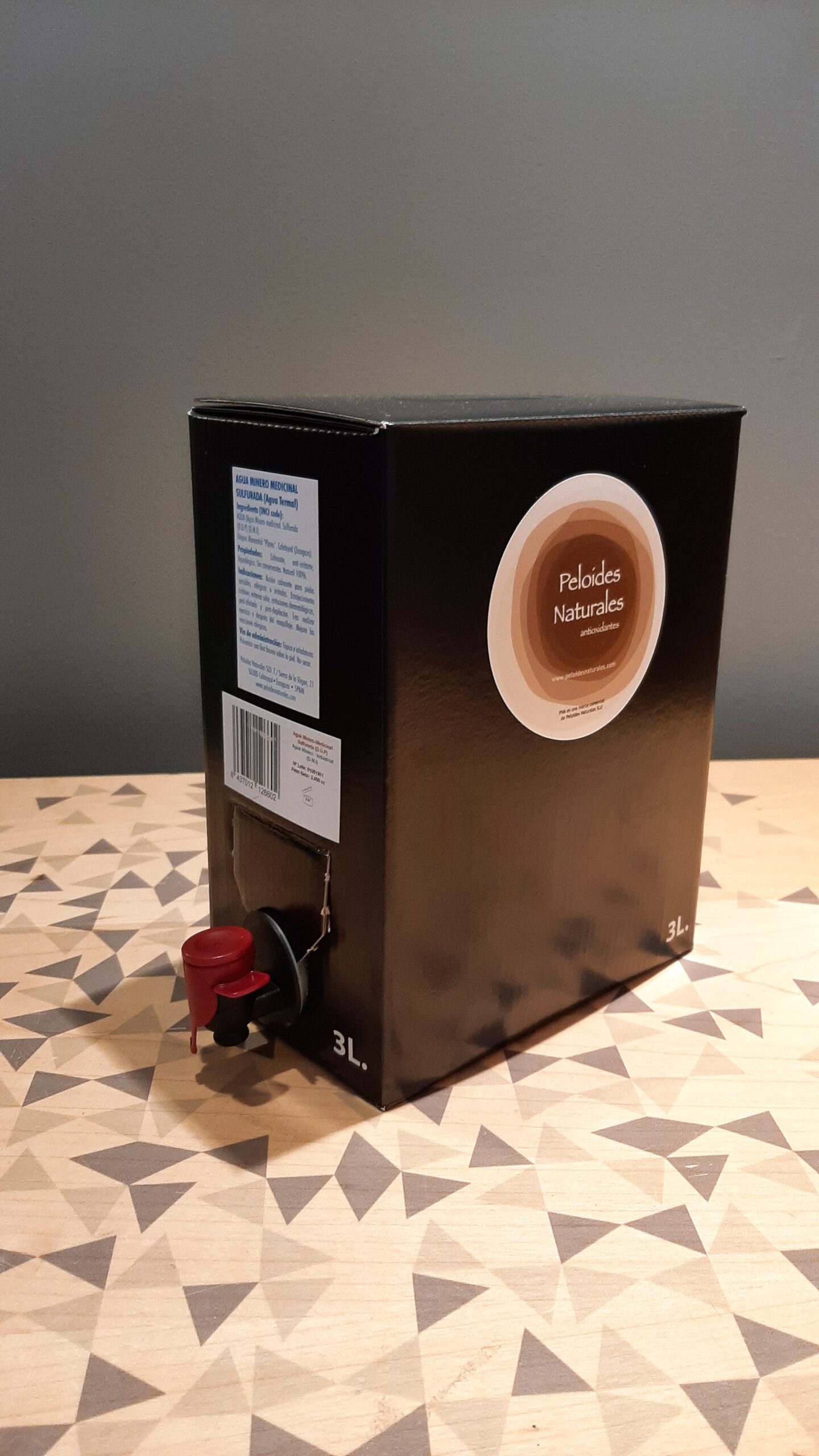 Agua Minero Medicinal - Bolsa 3L con protección de tetrabrick exterior
