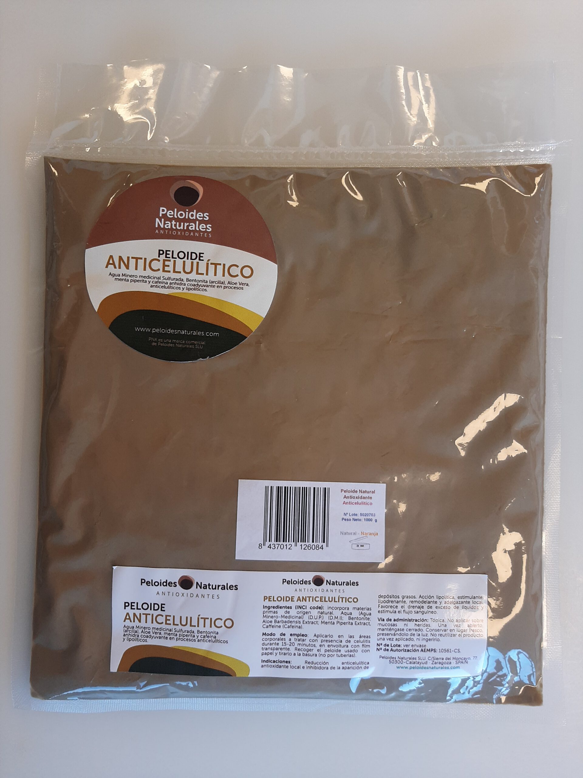 Peloide Anticelulítico - Bolsa 1Kg
