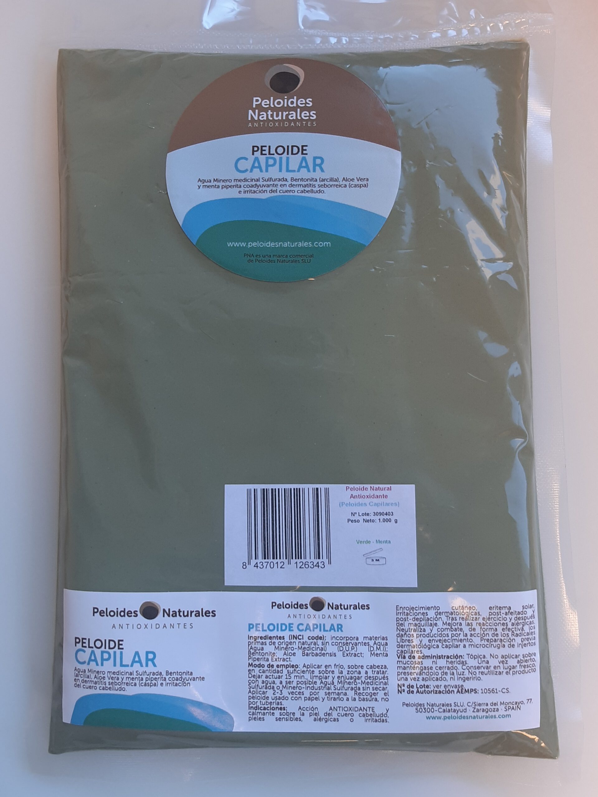 Peloide Capilar - Bolsa 1 Kg
