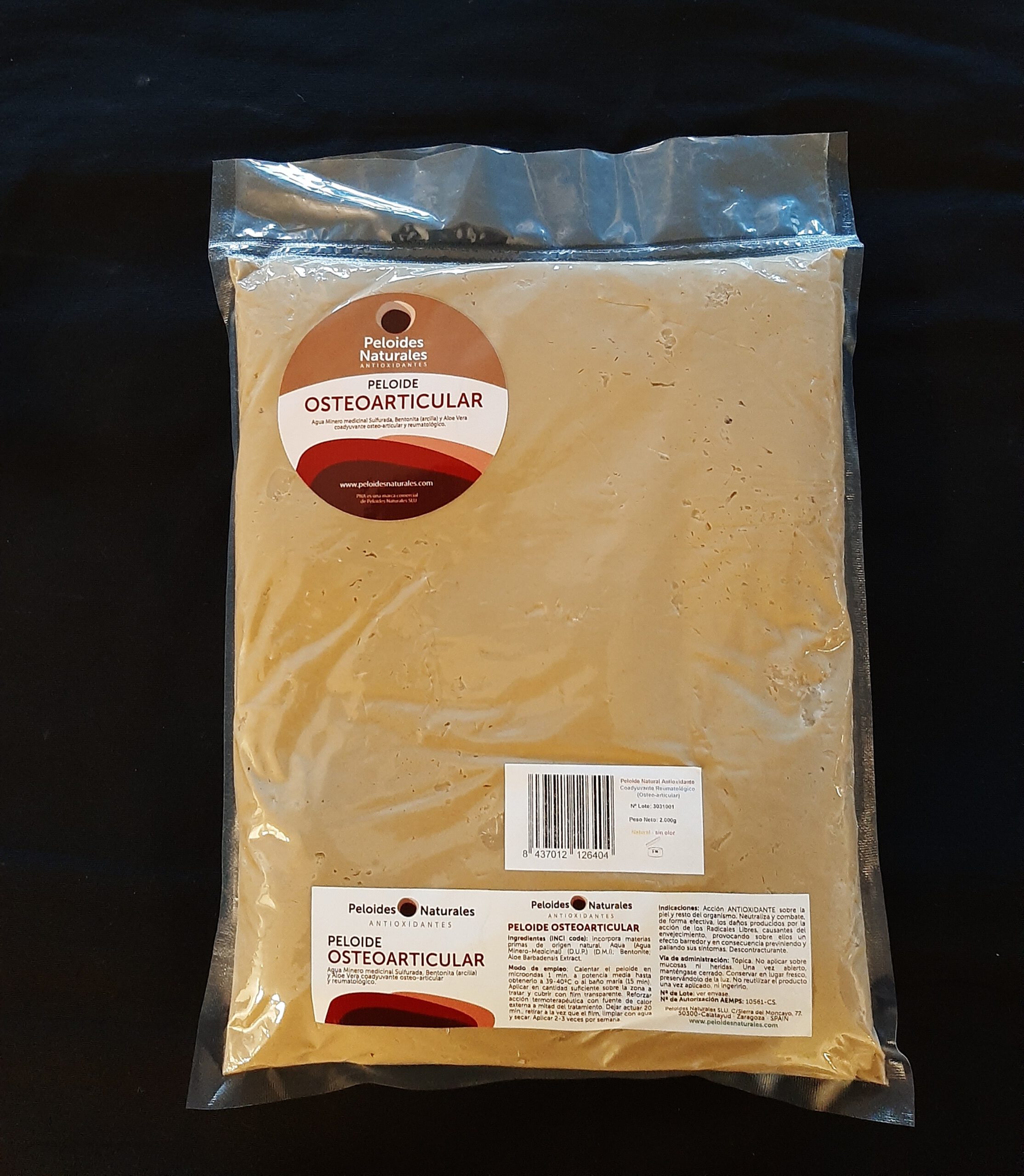 Peloide Osteoarticular - Bolsa 2Kg